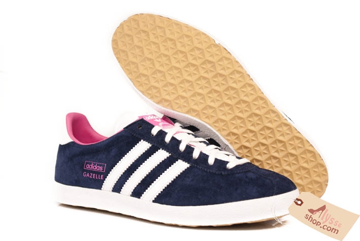 adidas gazelle bleu marine et rose